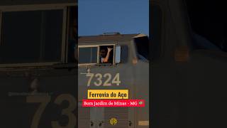 TREM da MRS TRANSPORTANDO MINÉRIO DE FERRO | Bom Jardim de Minas - MG #ferrovia #locomotiva #ferro