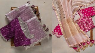 Beautiful Saree Blouse Designs || Latest Designer Saree Blouse Collection #sareeblousedesigns #viral
