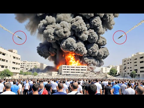 3 hours ago! 7500 Tons of Iran FATTAH Missiles Destroy Israeli Presidential Building