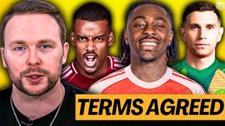 Emiliano Martínez to Man Utd TALK🗣️ Is Eze to Arsenal CLOSE?⏳ Isak WANTS Liverpool DEAL 🤝