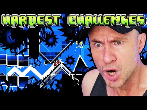 1 ATTEMPT on the TOP 100 HARDEST GEOMETRY DASH CHALLENGES