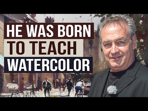 Learn Brilliant Watercolor Approah of Legendary Artist Ian MacManus