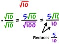 Simplifying Radical Expressions and Rationalizing Denominators