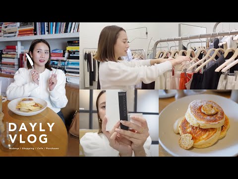 【1日Vlog】春物探しのショッピングday🌸🛒メイク/ショッピング/カフェ/購入品紹介