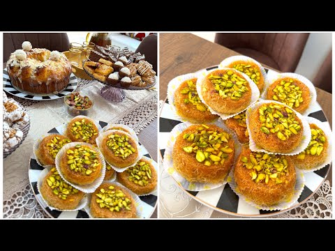 لكنافة لي شفتو عندي فلعيد وبغيتو لوصفة محشية بكريمة بمذاق البسيطاش بلا بيسطاش😂