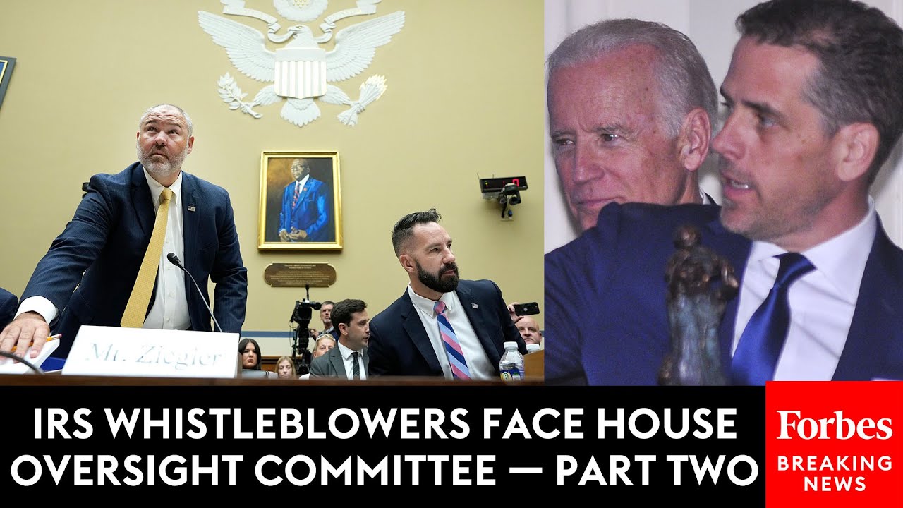 IRS Whistleblowers Continue Testifying Before Oversight Committee About Bidens—Part 2