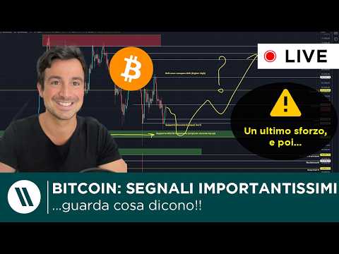 BITCOIN: 2 SEGNALI IMPORTANTISSIMI!! (guarda!) | UN ULTIMO SFORZO, E POI...