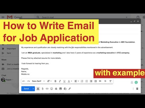 Email For Applying For Job Jobs Ecityworks