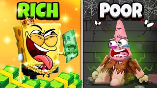ROBLOX Brookhaven 🏡RP - FUNNY MOMENTS: RICH vs POOR Jailbreak | Spongebob Squarepants in Roblox