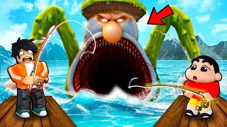 Catching The BIGGEST BRAINROT Fish In ROBLOX