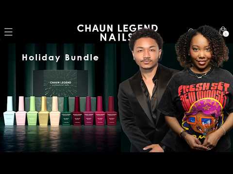 Trying Chaun Legend Nails' HOLIDAY BUNDLE