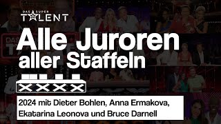 Alle Supertalent Juroren aller Staffeln | 2024 mit Bohlen, Darnell, Ermakova und Leonova