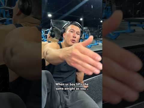 When ur boy lifts the same weight as you.. #trendingshorts #gym #fitness #comedy #humor #workout