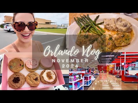 Orlando Vlog November 2024! | Cheesecake Factory | Target | Crumbl Cookie