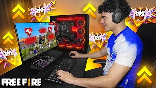 EN BUSCA DEL GRAN MAESTRO en DUELO DE ESCUADRAS JUGANDO FREE FIRE en COMPUTADORA !! - TheDonato