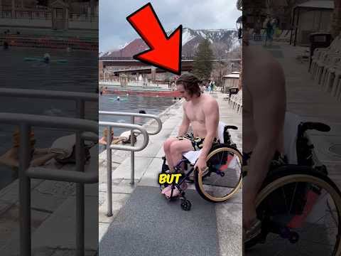 Disabled Man Swimming ❤️