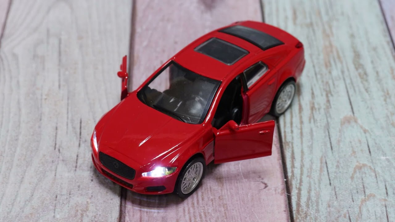 Автомобиль kings toy инерционный световые звуковые эффекты металлический красный 1:36 - видео