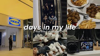 days in my life ; ikea date & staycation! 🛋🧸💗