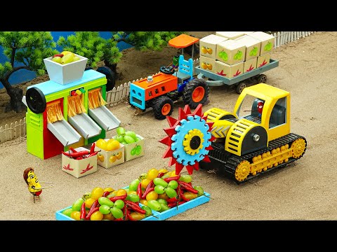 DIY Tractor Making Agricultural product sorting machine | Circular Saw Blade | HP Mini DIY Tractor