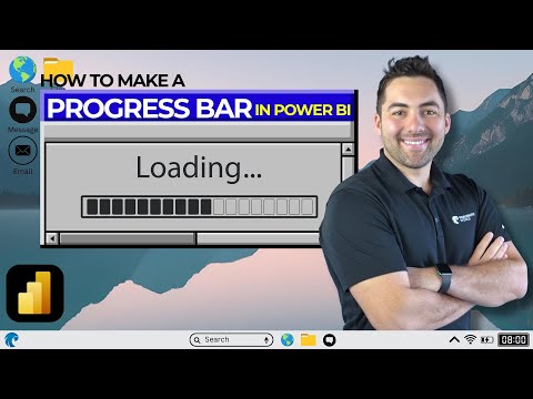 How to Make Progress Bars for YOUR Reports | Power BI Tutorial