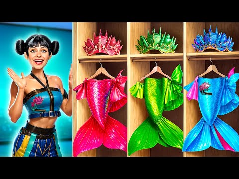Zoey Glow Up into a K-Pop Mermaid! K-Pop Demon Hunters makeover in Real Life