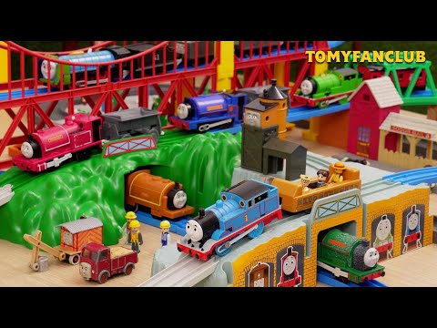 Thomas the Tank Engine Plarail☆Runaway Boulders