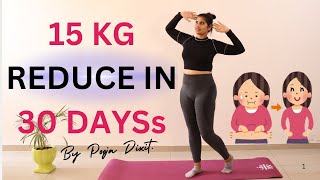 घर बैठे घटाएं 15 किलो Fat🔥 | No Gym, No Excuses! @PoojaDixitFitnessclub
