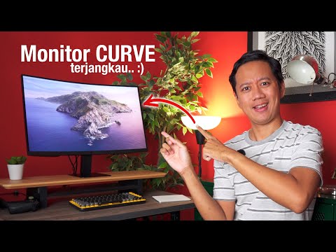 LG Curved Monitor FHD 24/27U421A - Cuman 1,4 Jutaan, 4 Hal Ini Bikin Yakin Pengen Beli