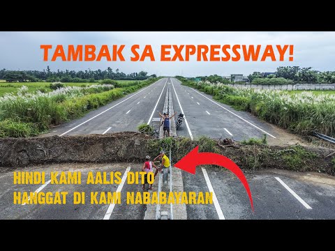 Expressway sa Nueva Ecija TINAMBAKAN NG MGA MAGSASAKA dahil hindi sila nabayaran ng tama