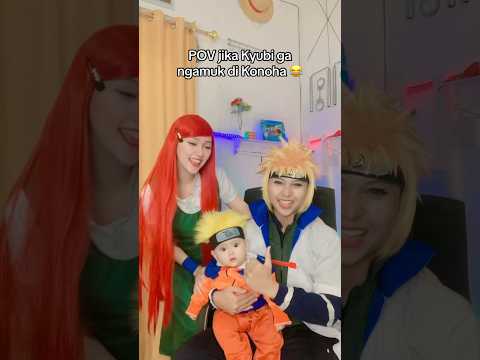 Coba aja Obito ga nglepas segel Kyubi 🥺 #minatocosplay #kushinacosplay #narutoshippuden #naruto