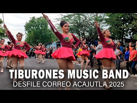 TIBURONES MUSIC BAND | Desfile del Correo Acajutla 2025