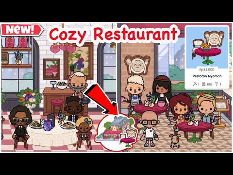 New Home Designer👩‍🍳 Cozy Restaurant🍽🍕🧅 OUT NOW!🤩 [TOCA LIFE WORLD🌎]