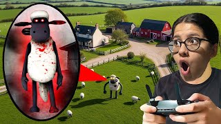 GERÇEK HAYATTA KOYUN SHAUN.EXE ÇİFTLİKTE DRONE KAMERALARINA YAKALANDI !! (İNANILMAZ)