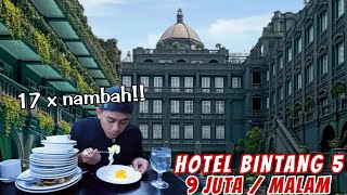 SARAPAN DI HOTEL BINTANG 5 MEWAH DI BANDUNG SAMPE BANGKRUT!!