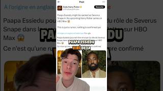 Paapa Essiedu VIRÉ de la série Harry Potter ?! #harrypotter #hbomax