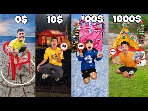 Hà Sam Thử Thách 24H Cắm Trại Đấu Giá Qua Đêm Giáng Sinh - Cắm Trại Noel Trong Rừng