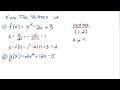 Vertex Formulas and Quadratic Functions