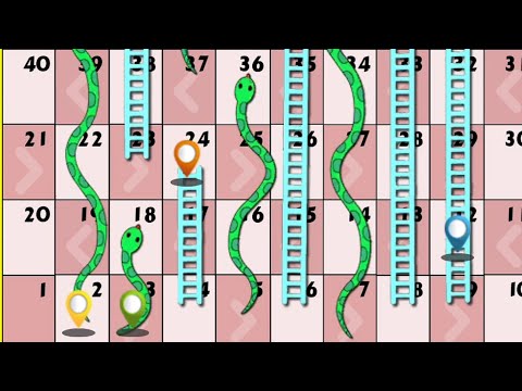 सांप सीढ़ी | Ludo King Snake and ladder | Ludo snake and ladder | ludo snake and ladder 2 players