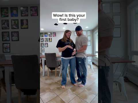 We get asked this all the time 😏 #baby #3rdtrimester