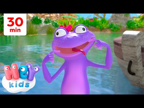 O Sapo Não Lava O Pé 🐸 | Música Infantil | HeyKids em Português