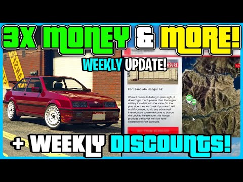 GTA 5 Online Weekly Update! NEW CAR! 3X Money & More!