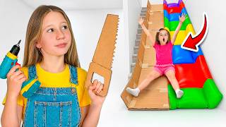 Nastya Creates an Indoor Amusement Park