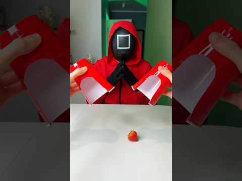 Strawberry just disappeared ๐ amazing trick ๐ช #shorts
