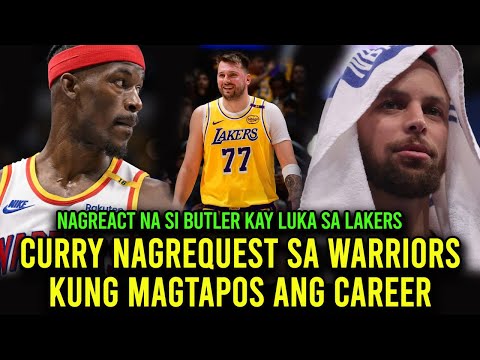 NAGREACT NA SI BUTLER KAY LUKA SA LAKERS! MAY REQUEST SI CURRY KUNG TATAPUSIN NA ANG CAREER SA GSW!