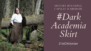 #DarkAcademia Skirt - History Bounding Capsule Wardrobe