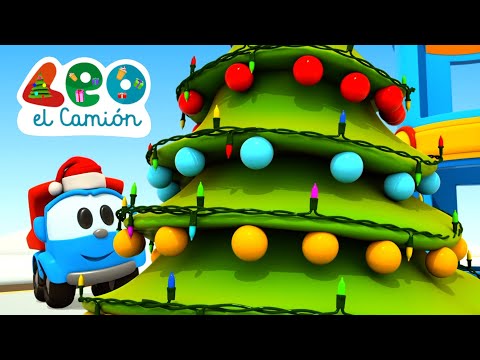 Leo el Camión - Pongamos los regalos debajo del árbol. ¡Ahora a decorar! - Temporada Navideña