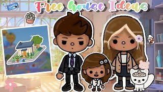 ✨ Free Aesthetic House idea | Toca Boca Free House Ideas 😍 Toca Boca free house design