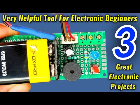 3 Beginner Electronics Projects - More Than You Think !