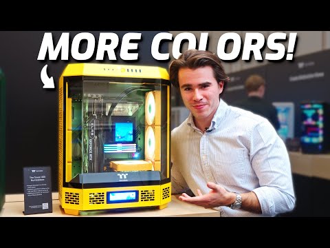 Thermaltake's New PC Cases & Sim Racing Gear! - CES 2025