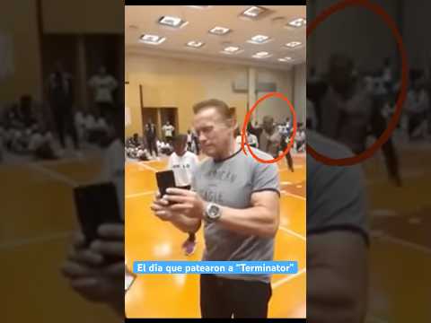 Arnold Schwarzenegger Víctima de una Patada Voladora